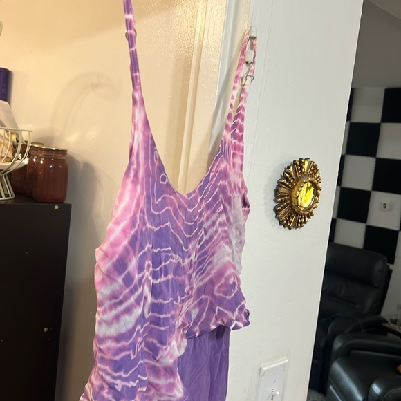 Long purple and pink Gypsy dress - Picture 3 of 3